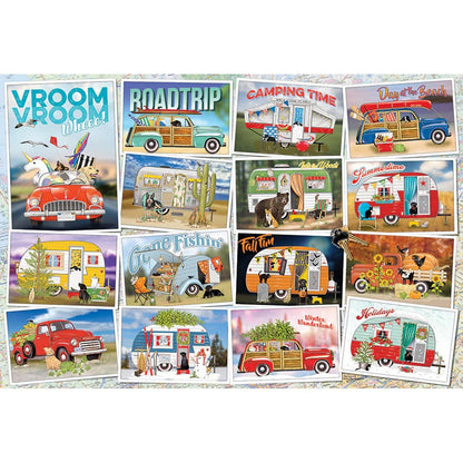 Cobble Hill 1000 Piece Puzzle - Vroom Vroom 2000Pc