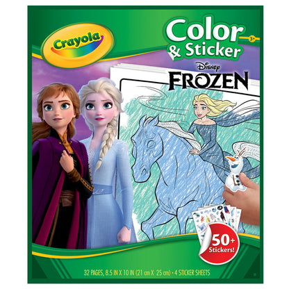 Frozen Colour & Sticker Book Book