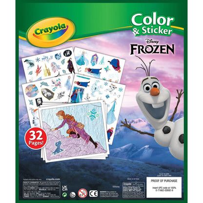 Frozen Colour & Sticker Book Book