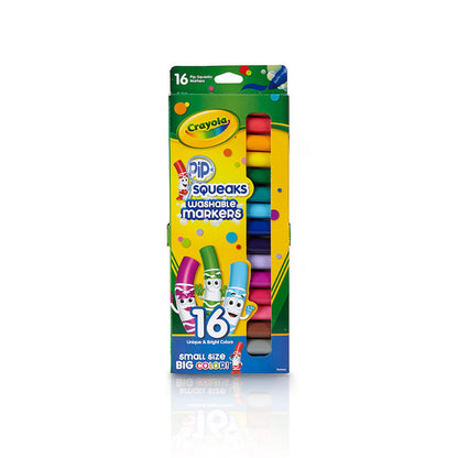 16 Pip Squeak Markers Toy