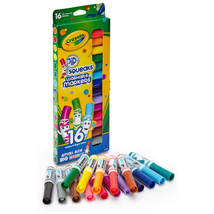 16 Pip Squeak Markers Toy