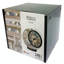 Puzzle Clock Country Blue