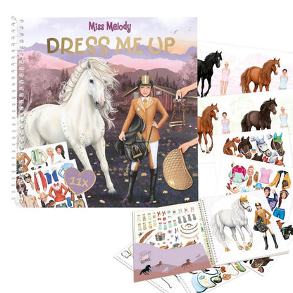 Dress Me Up Sticker Book Book