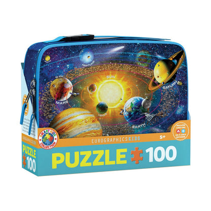 Puzzle Solar System 100pc Lunch Bag