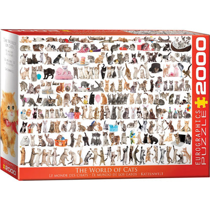 Puzzle The World Of Cats 2000pc