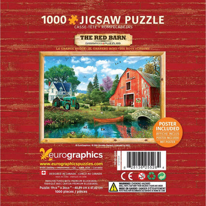 Puzzle The Red Barn 1000pc *Tin*