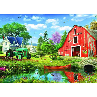 Puzzle The Red Barn 1000pc *Tin*
