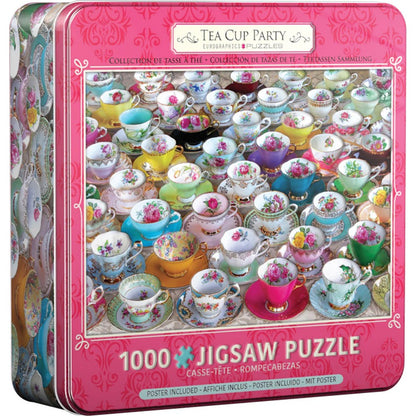 Puzzle Teacup Party 1000pc *Tin*