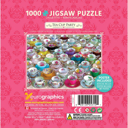 Puzzle Teacup Party 1000pc *Tin*