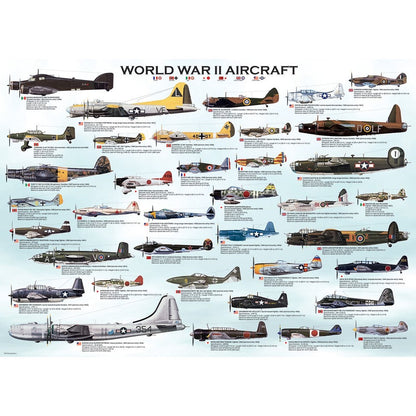 Puzzle Wwii Aircraft 1000pc