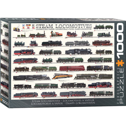 Puzzle Steam Locomotives 1000pc