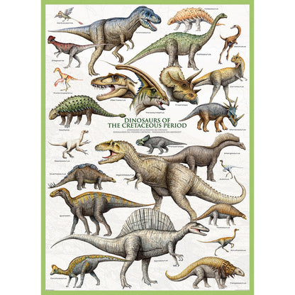 Puzzle Dinosaurs Cretaceous Period
