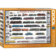 Puzzle History Of Trains 1000pc