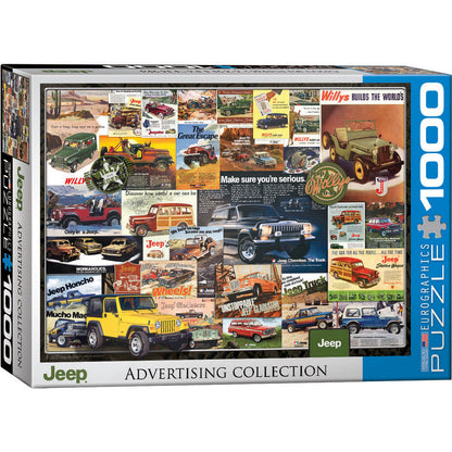 Puzzle Vintage Ads Jeep 1000pc