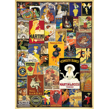 Puzzle Variety Vintage Posters 1000pc