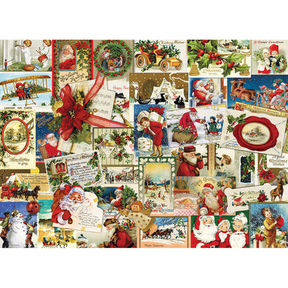Puzzle Vintage Christmas Cards 1000pc