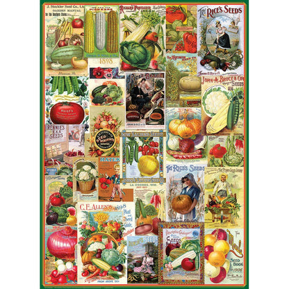 Puzzle Vegetables Seed Catalogue 1000