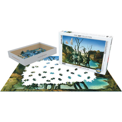 Puzzle Dali Swans Reflection Elephnt