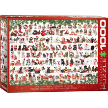 Puzzle Holiday Dogs 1000pc