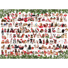 Puzzle Holiday Dogs 1000pc