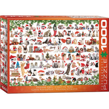 Puzzle Holiday Cats 1000pc