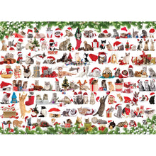 Puzzle Holiday Cats 1000pc