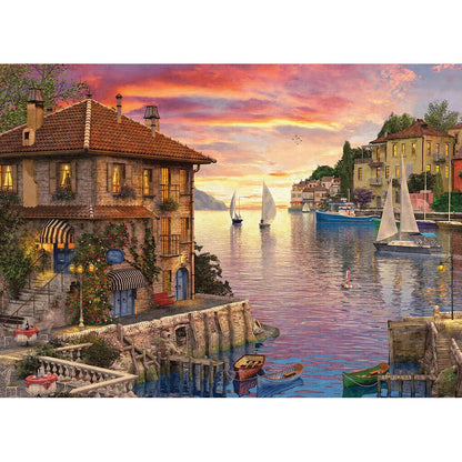 Puzzle Mediterranean Harbor 1000pc