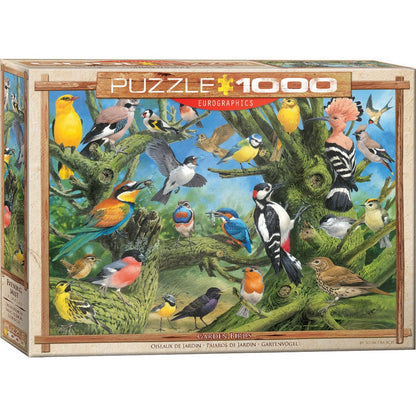 Puzzle Garden Birds Jardin 1000pc