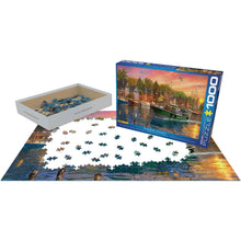 Puzzle Harbor Sunset 1000pc