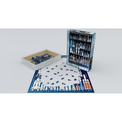 Puzzle International Space Rockets