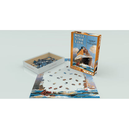 Puzzle Titanic White Star Line 1000pc