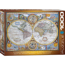 Puzzle Antique World Map # 2 1000pc