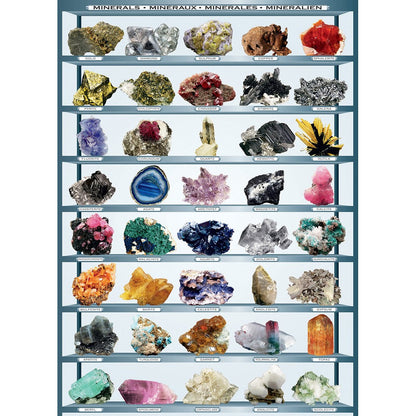 Puzzle Minerals Of The World