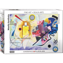 Puzzle KandinskyYellow Red Blue 1000