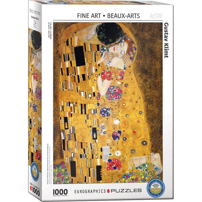 Puzzle Klimt The Kiss 1000 White Box