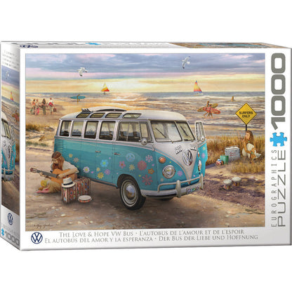 Puzzle Vw Love & Hope Bus 1000pc