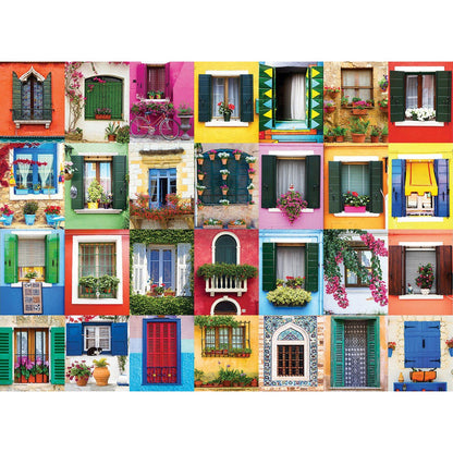 Puzzle Mediterranean Windows 1000pc