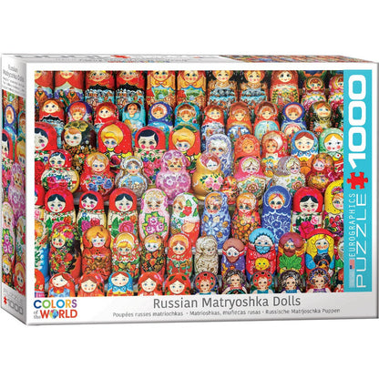 Puzzle Russian Matryoshka Dolls 1000