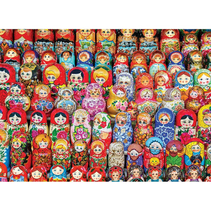 Puzzle Russian Matryoshka Dolls 1000