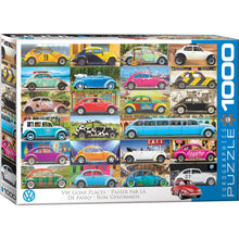 Puzzle Vw Beetle Gone Places 1000pc