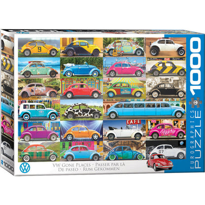 Puzzle Vw Beetle Gone Places 1000pc