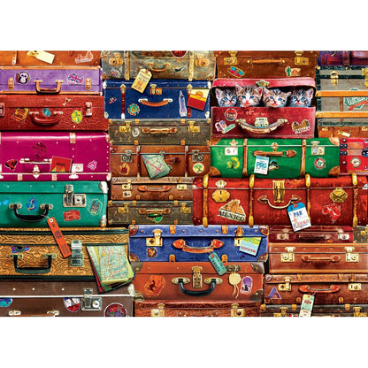 Puzzle Travel Suitcases 1000pc