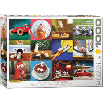 Puzzle Funny Mice 1000 pc