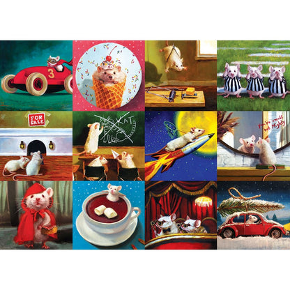 Puzzle Funny Mice 1000 pc