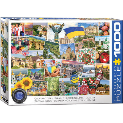 Puzzle Ukraine Globetrotter 1000pc