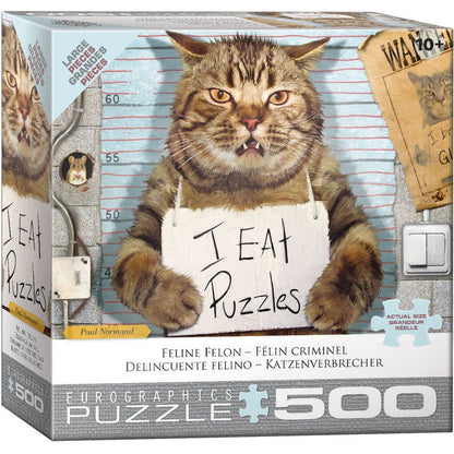 Puzzle Feline Felon 500pcXL