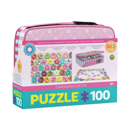 Puzzle Donuts 100pc Lunch Bag