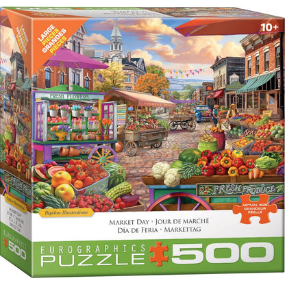 Puzzle Main Street Market 500pcXL