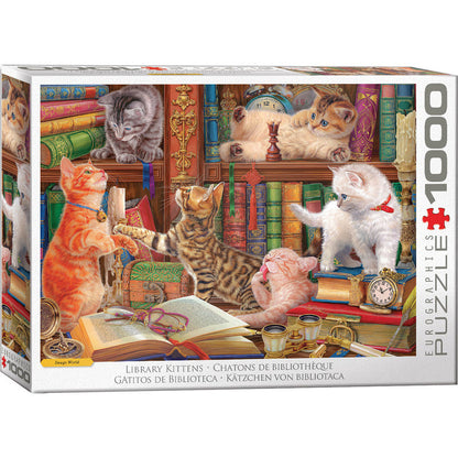 Puzzle Library Kittens 1000pc