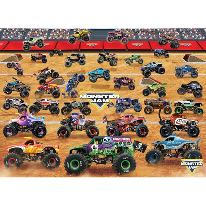 Puzzle Monster Jam Truck Lineup 1000P